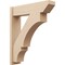 Ekena Millwork 8-in W x 32-in D x 38-in H Balboa Slat Rough Cedar Woodgrain TimberThane Outlooker, Primed Tan OUTUR080X32X38BOA24RCPR - alternate 1